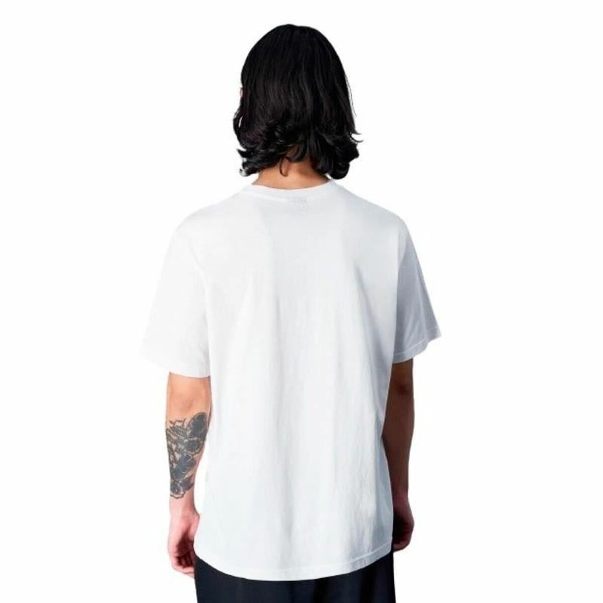 Maglia a Maniche Corte Uomo Champion Crewneck Bianco
